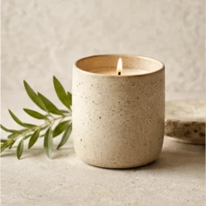 Quiet Morning Ceramic Candle