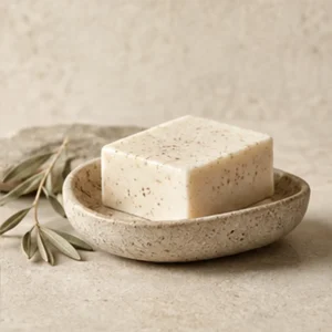 Stone Soap Dish Set